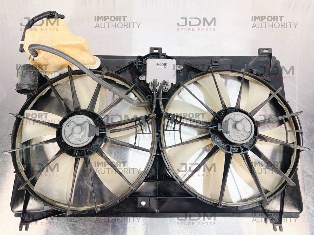 RADIATOR FAN ASSEMBLY WITH RESERVOIR TANK